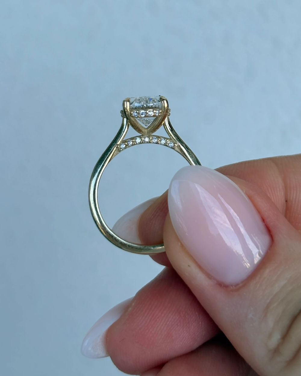 Katedral Oval Tektaş Yüzük