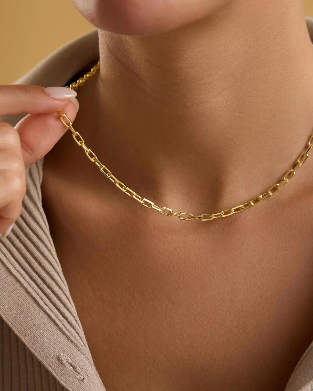 Paperclip Zincir Kolye